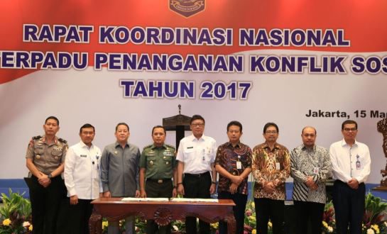 Ini Catatan Mendagri di Rakornas Tim Terpadu Penanganan 